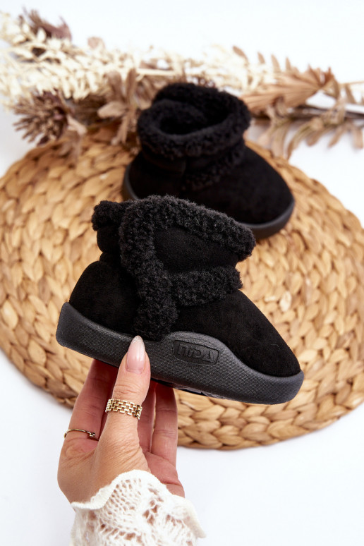 Sniega apavi ar lipīgām aizdarēm melnas krāsas Unitia