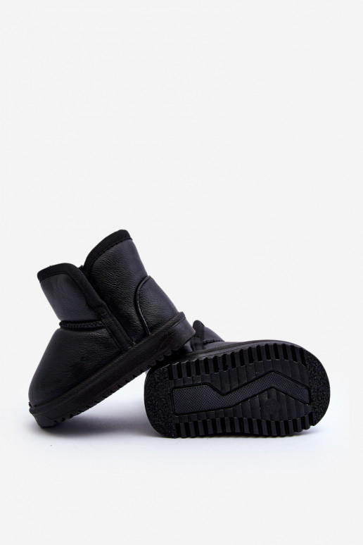 Eko   sniega apavi Bērnu apavi melnas krāsas Husalta