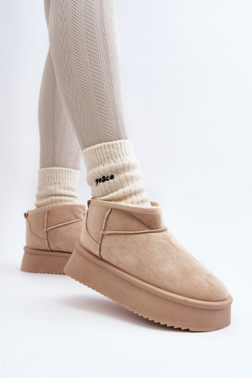 sniega apavi  smilšu krāsas Caliksa