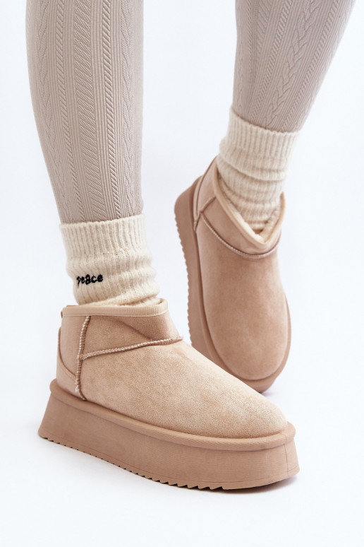 sniega apavi  smilšu krāsas Caliksa