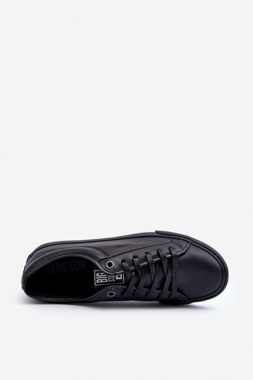 brīvā laika apavi no eko ādas melnas krāsas Big Star JJ174234 brīvā laika apavi no eko ādas melnas krāsas Big Star JJ174234
