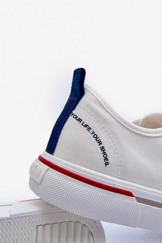 brīvā laika apavi Big Star LL174204 baltas krāsas brīvā laika apavi Big Star LL174204 baltas krāsas