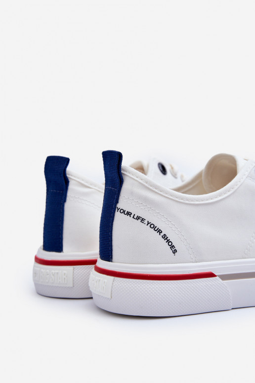 brīvā laika apavi Big Star LL174204 baltas krāsas brīvā laika apavi Big Star LL174204 baltas krāsas