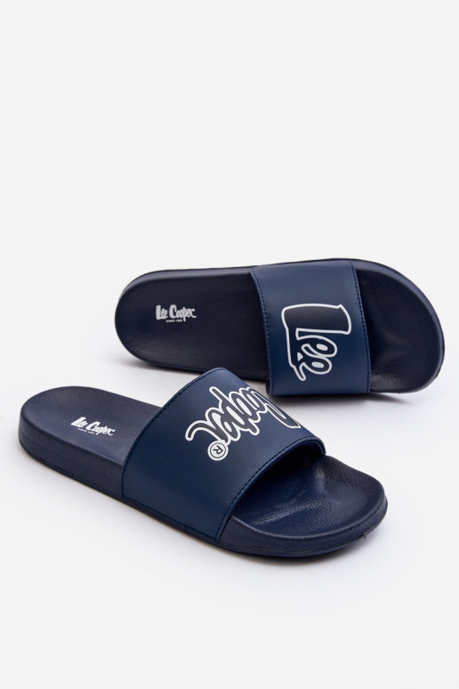 Čības  Lee Cooper LCW-24-42-2481M tumši zilas krāsas Čības  Lee Cooper LCW-24-42-2481M tumši zilas krāsas