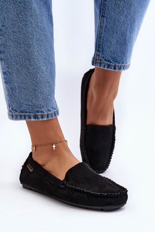 Mokasīni melnas krāsas Rasirna