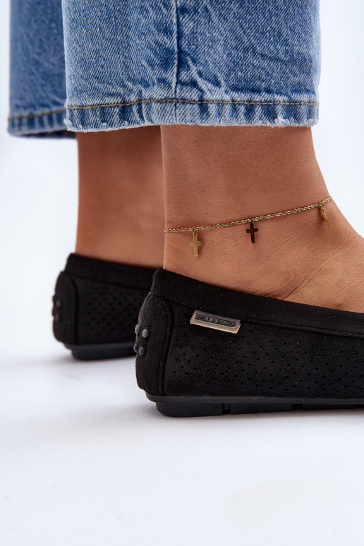 Mokasīni melnas krāsas Rasirna