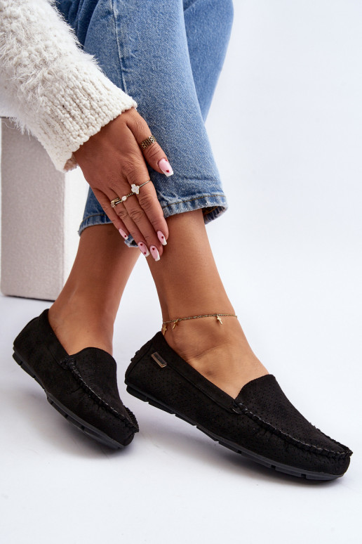 Mokasīni melnas krāsas Rasirna