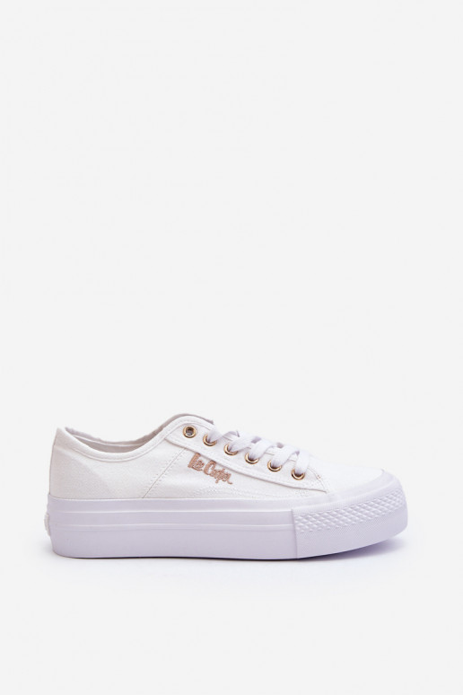 Sieviešu apavi ar platformu Lee Cooper LCW-24-31-2725 baltas krāsas