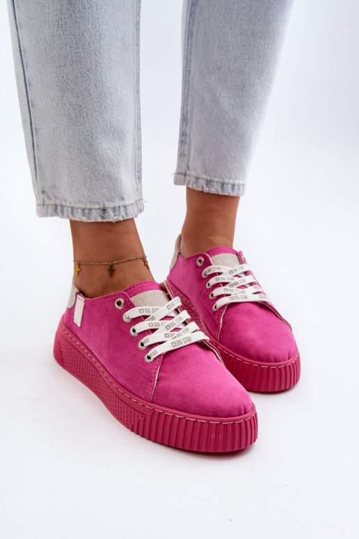 sieviešu puszābaki MEMORY FOAM SYSTEM BIG STAR NN276004 rozā krāsas