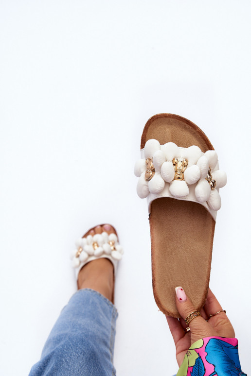 sieviešu čības  baltas krāsas Bunlia sieviešu čības  baltas krāsas Bunlia