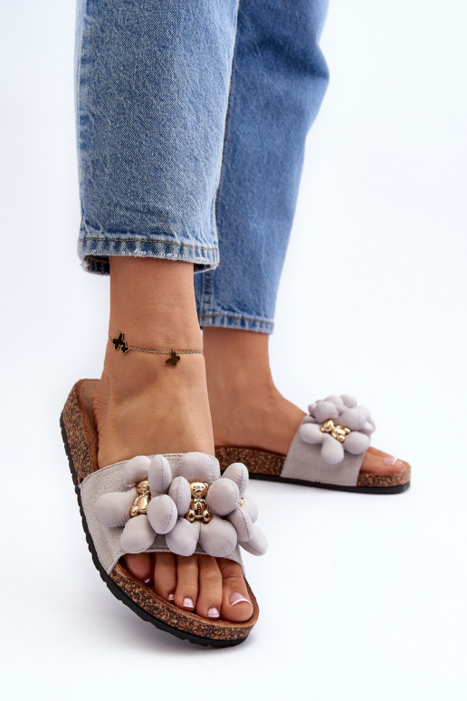 sieviešu čības  Pelēkas krāsas Bunlia sieviešu čības  Pelēkas krāsas Bunlia