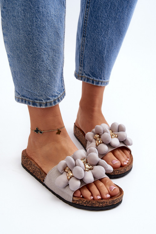 sieviešu čības  Pelēkas krāsas Bunlia sieviešu čības  Pelēkas krāsas Bunlia