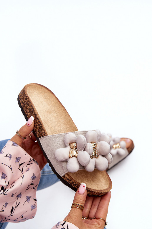 sieviešu čības  Pelēkas krāsas Bunlia sieviešu čības  Pelēkas krāsas Bunlia