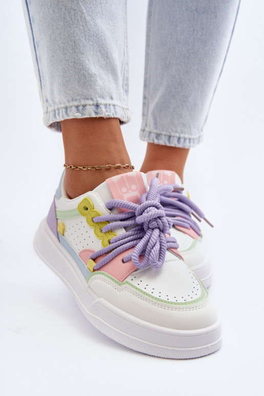 Sneakers modeļa apavi Eko   Dažādu krāsu Avanalis