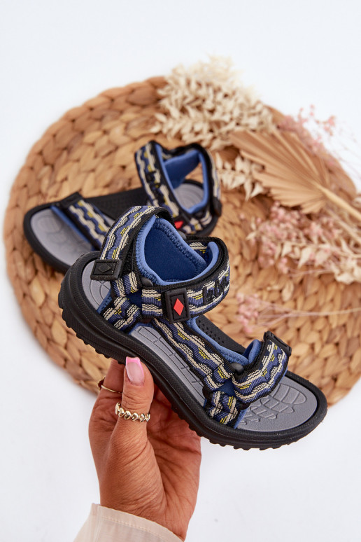Bērnu sandales Lee Cooper LCW-24-34-2601 tumši zilas krāsas