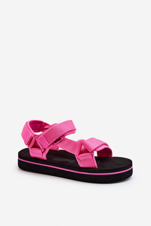 Sieviešu basenes ar platformu Lee Cooper LCW-24-05-2750L rozā krāsas