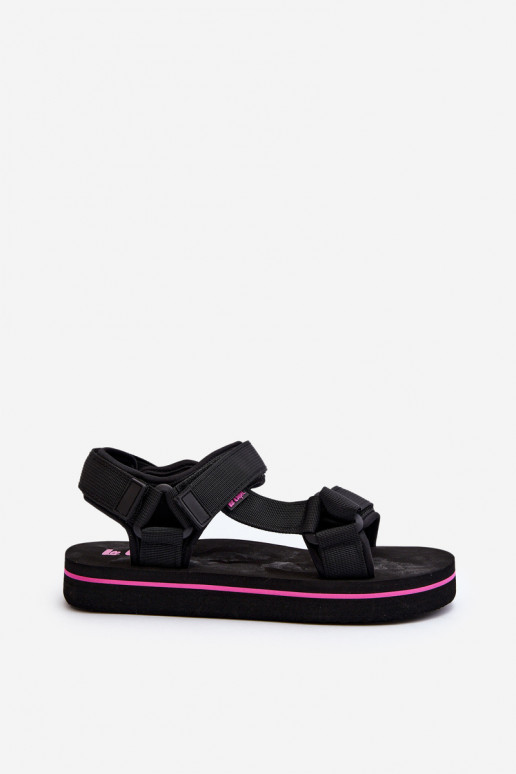 Sieviešu basenes ar platformu Lee Cooper LCW-24-05-2751L melnas krāsas
