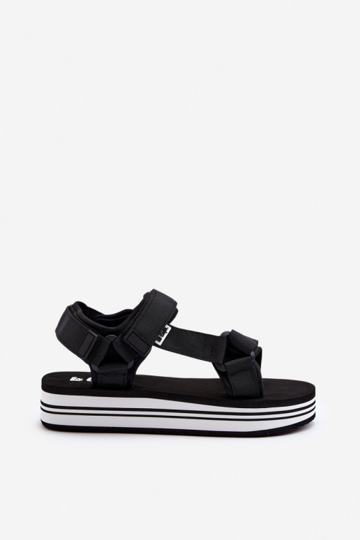 Sieviešu basenes ar platformu Lee Cooper LCW-24-05-2753 melnas krāsas