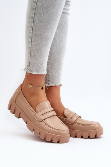 Mokasīni  smilšu krāsas Seravisa 2