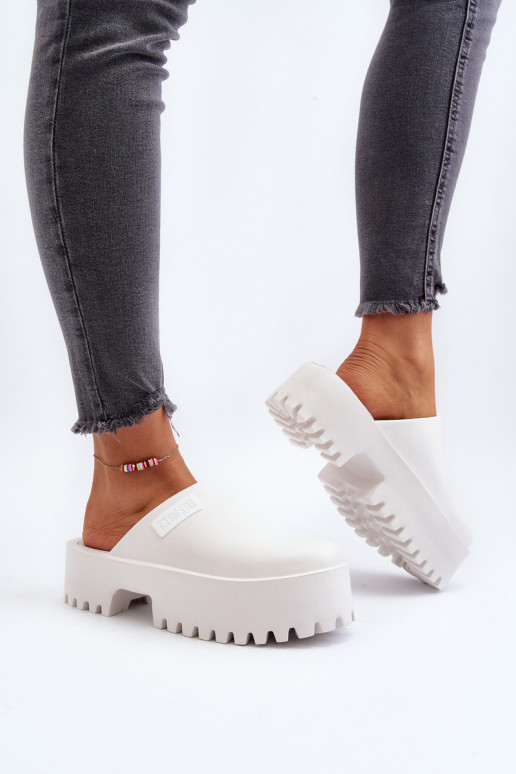 Čības  Big Star NN274015 baltas krāsas Čības  Big Star NN274015 baltas krāsas