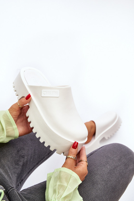 Čības  Big Star NN274015 baltas krāsas Čības  Big Star NN274015 baltas krāsas