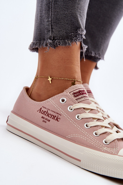 Sieviešu apavi Big Star NN274239 Rozā krāsas