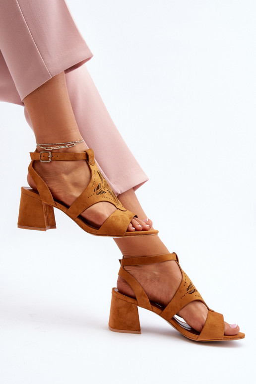 sandales  brūnas krāsas Eleriva