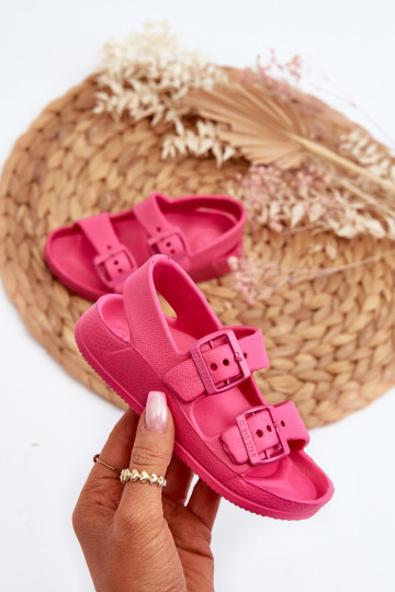 Čības Bērnu apavi  ar sprādzēm BIG STAR NN374540 rozā krāsas 2