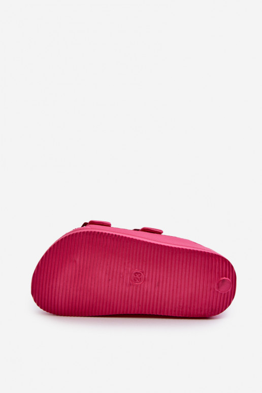 Čības Bērnu apavi  ar sprādzēm BIG STAR NN374540 rozā krāsas Čības Bērnu apavi  ar sprādzēm BIG STAR NN374540 rozā krāsas