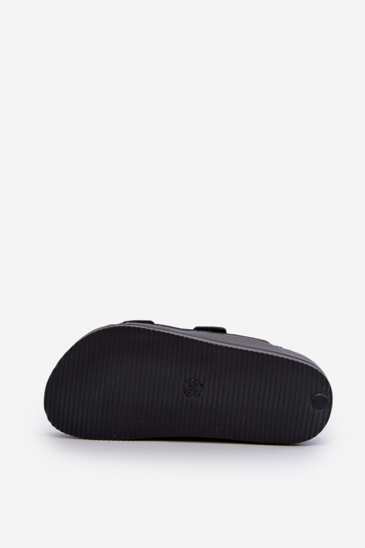 Čības Bērnu apavi  ar sprādzēm BIG STAR NN374541 melnas krāsas Čības Bērnu apavi  ar sprādzēm BIG STAR NN374541 melnas krāsas