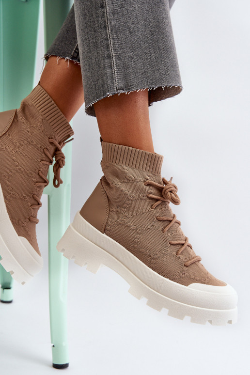 Sieviešu puszābaki brūnas krāsas Solime Sieviešu puszābaki brūnas krāsas Solime