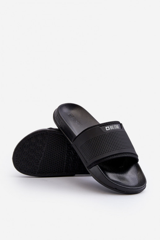 Vieglas vīriešu čības Big Star NN174694 melnas krāsas