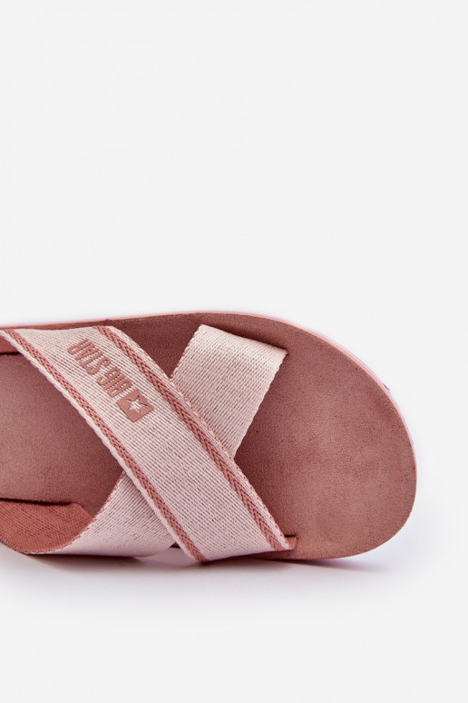 sieviešu čības Big Star NN274A058 Rozā krāsas