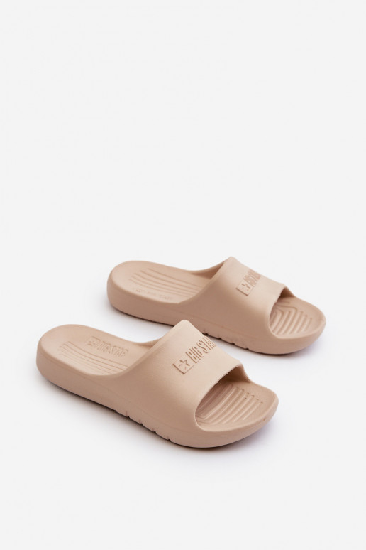 Vieglas čības Bērnu apavi Big Star NN374559 smilšu krāsas Vieglas čības Bērnu apavi Big Star NN374559 smilšu krāsas