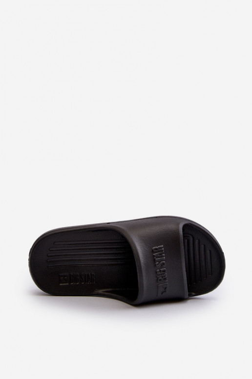 Vieglas čības Bērnu apavi Big Star NN374556 melnas krāsas Vieglas čības Bērnu apavi Big Star NN374556 melnas krāsas