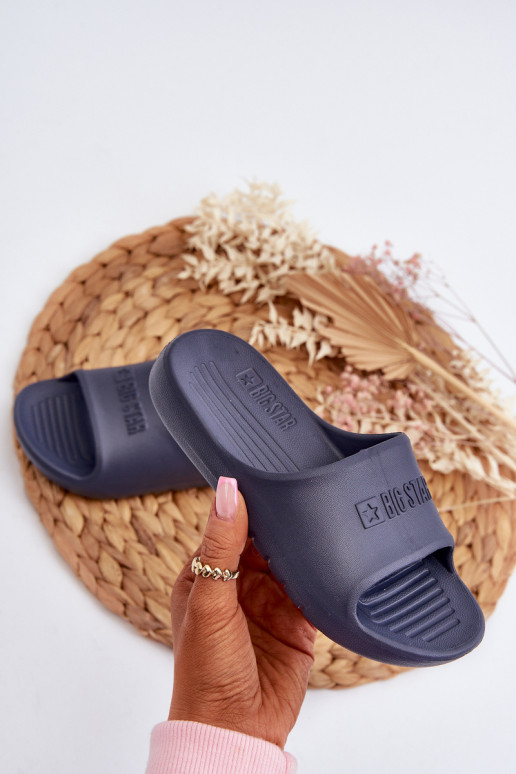 Vieglas čības Bērnu apavi Big Star NN374557 tumši zilas krāsas Vieglas čības Bērnu apavi Big Star NN374557 tumši zilas krāsas