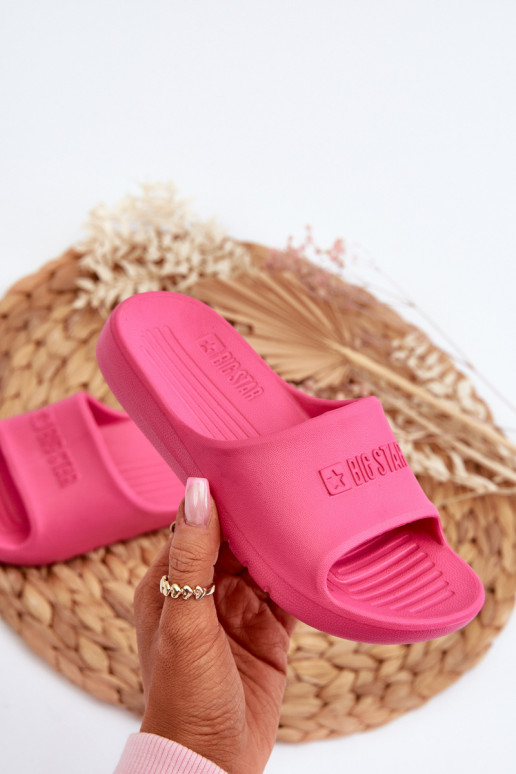 Vieglas čības Bērnu apavi Big Star NN374560 rozā krāsas Vieglas čības Bērnu apavi Big Star NN374560 rozā krāsas