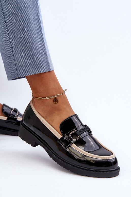 Sieviešu apavi Mokasīni S.Barski HY336A melnas krāsas