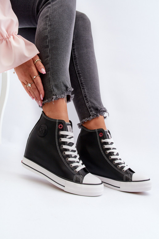 sieviešu puszābaki  Cross Jeans NN2R4005 melnas krāsas sieviešu puszābaki  Cross Jeans NN2R4005 melnas krāsas