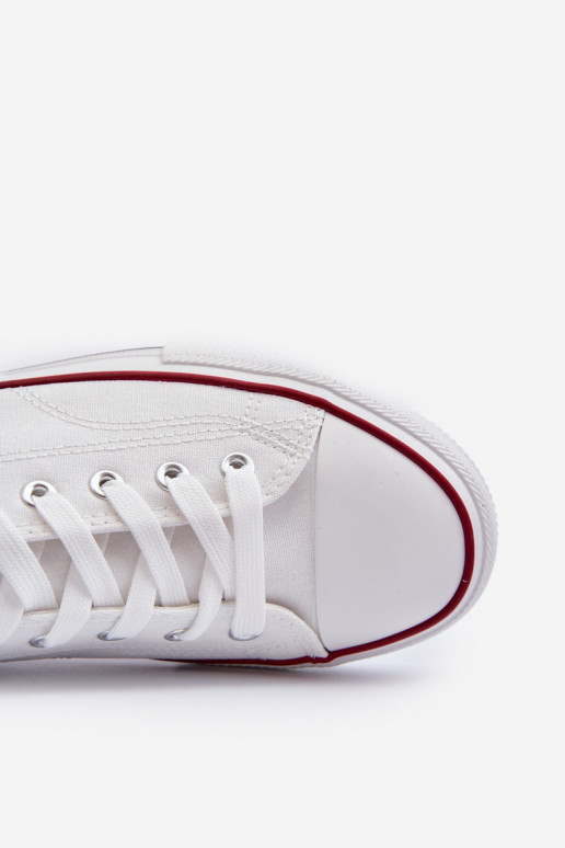 Vīriešu brīvā laika apavi Big Star NN174057 baltas krāsas Vīriešu brīvā laika apavi Big Star NN174057 baltas krāsas