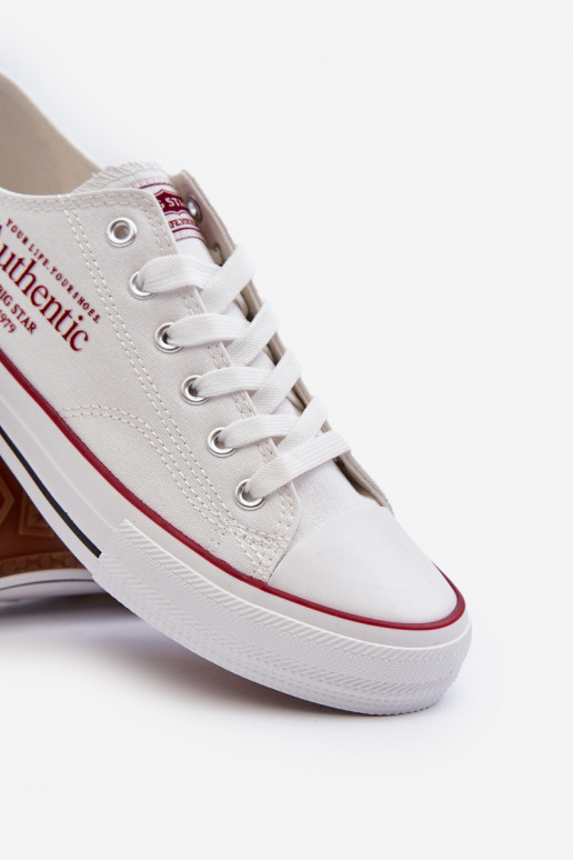 Vīriešu brīvā laika apavi Big Star NN174057 baltas krāsas Vīriešu brīvā laika apavi Big Star NN174057 baltas krāsas