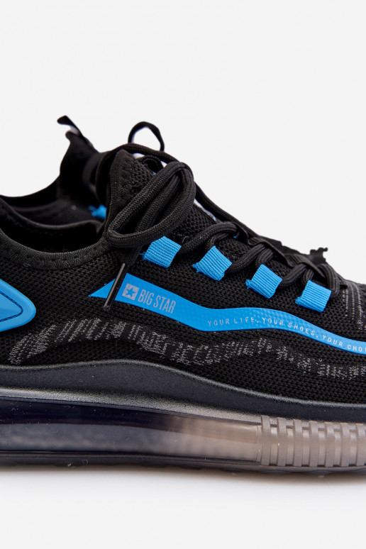 sporta apavi  HI-POLY SYSTEM Big Star NN174450 melnas krāsas sporta apavi  HI-POLY SYSTEM Big Star NN174450 melnas krāsas