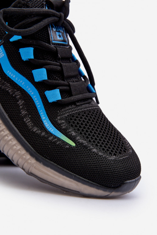 sporta apavi  HI-POLY SYSTEM Big Star NN174450 melnas krāsas sporta apavi  HI-POLY SYSTEM Big Star NN174450 melnas krāsas