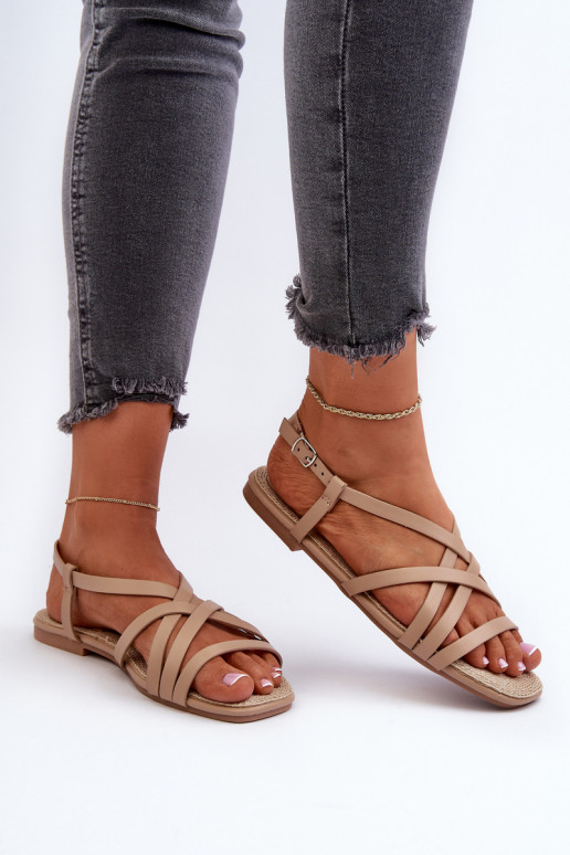 līdzenas zoles basenes Big Star NN274012 smilšu krāsas līdzenas zoles basenes Big Star NN274012 smilšu krāsas