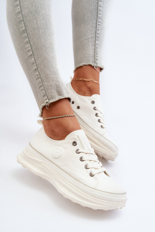 Sieviešu apavi  Big Star NN274126 baltas krāsas Sieviešu apavi  Big Star NN274126 baltas krāsas