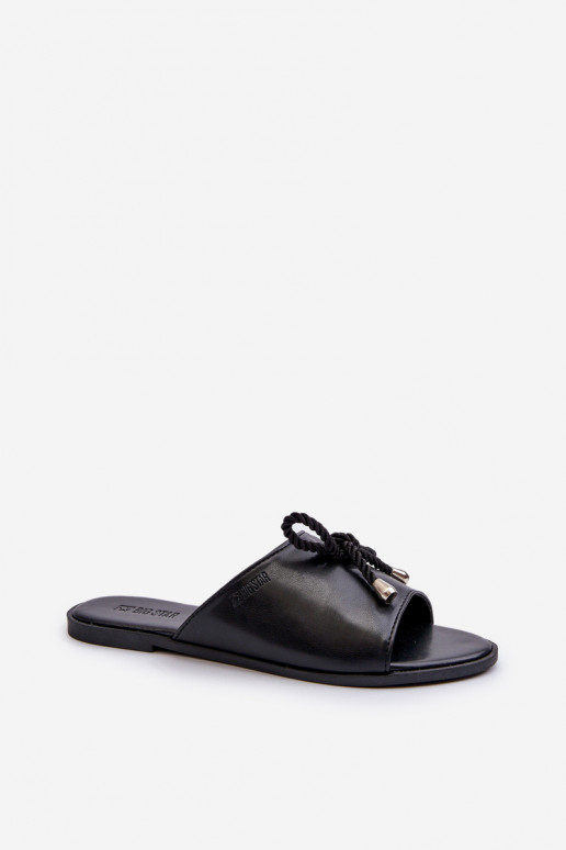 sieviešu čības Eko   Big Star NN274066 melnas krāsas