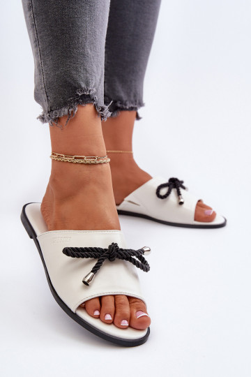 sieviešu čības Eko   Big Star NN274067 baltas krāsas 2