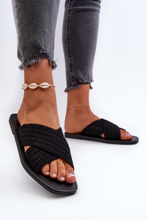 Čības  Big Star NN274077 melnas krāsas