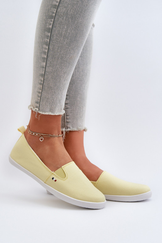 Sporta apavi brīvā laika apavi Slip-On   Dzelteni Adrancia