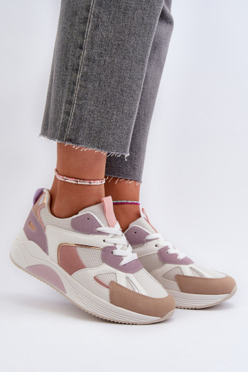 Sneakers modeļa apavi   ar platformu Violeta krāsa Lenivia 2